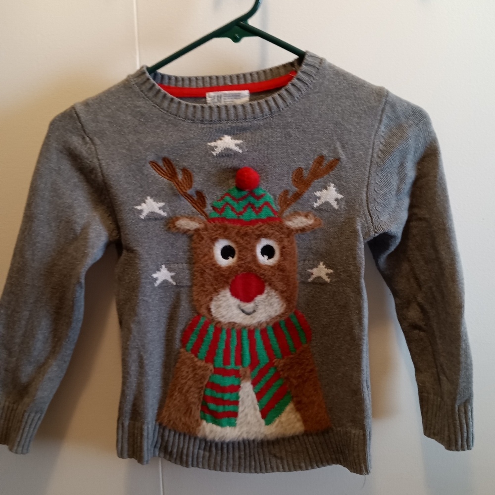 H&M Kids Christmas Sweater Size 4-6y